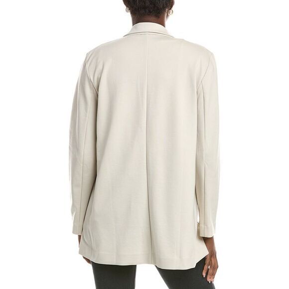 Eileen Fisher Womens  Long Blazer, White - Picture 2 of 3